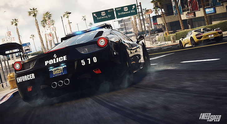 Need For Speed Rivals Police Pursuit, Need for Speed wallpaper, Games, Need For Speed, HD wallpaper
