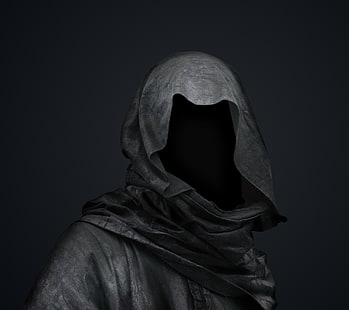 person grå topp, död, Grim Reaper, HD tapet HD wallpaper