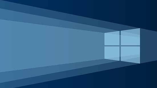 Tapeta cyfrowa Windows, Windows 10, Microsoft, minimalizm, system operacyjny, Tapety HD HD wallpaper