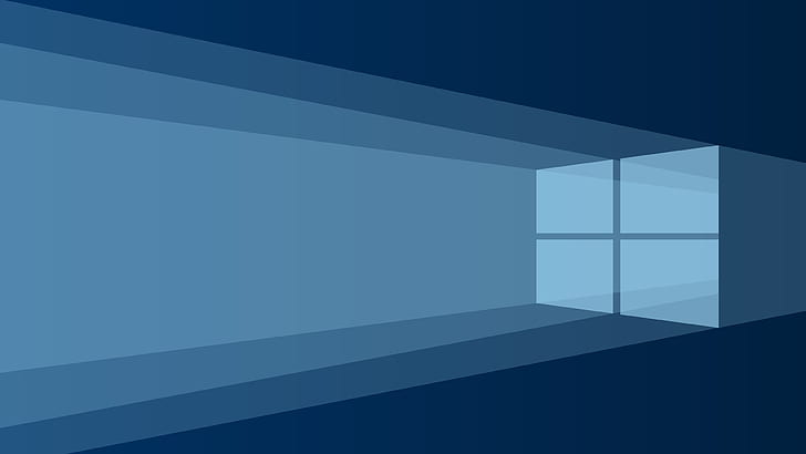 Windows 10, Microsoft, minimalizm, systemy operacyjne, Tapety HD