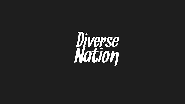 Logotipo da nação diversa, aumento de graves e baixo, YouTube, nação diversa, HD papel de parede