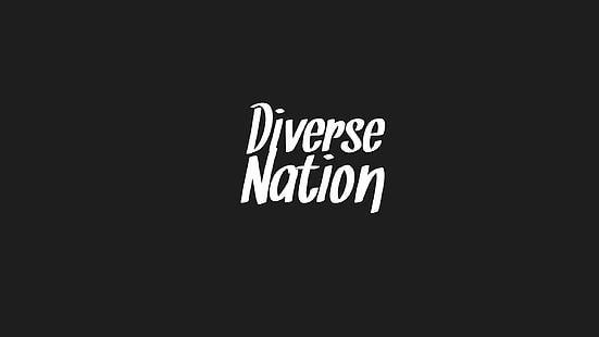 Logotipo da nação diversa, aumento de graves e baixo, YouTube, nação diversa, HD papel de parede HD wallpaper
