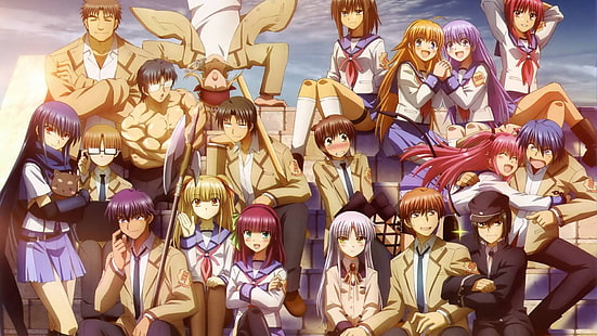 Anime, Angel Beats !, Anime Girls, Anime Boys, HD-Hintergrundbild HD wallpaper