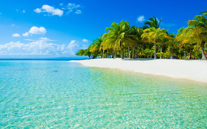 Плаж Tortola Long Bay Британските Вирджински острови Тапети Hd 3840 × 2400, HD тапет
