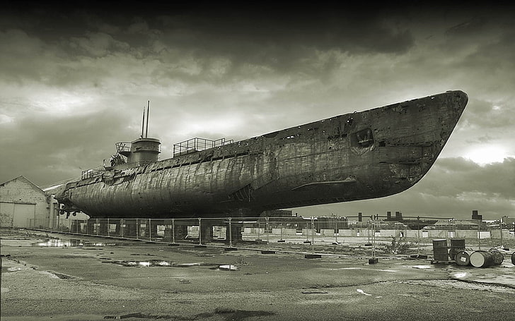 U-Boot, Wrack, Fahrzeug, HD-Hintergrundbild