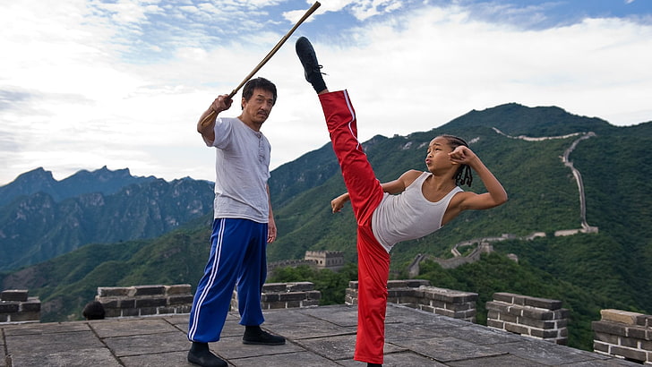 Filme, Karate Kid (2010), Jackie Chan, Jaden Smith, HD papel de parede