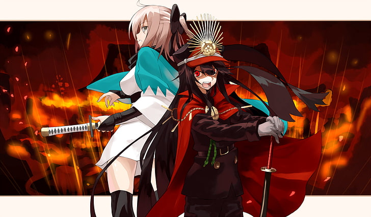 Seria Fate, Fate / KOHA-ACE, Demon archer (Fate / Grand Order), Sakura Saber, Tapety HD