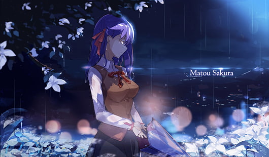 ซีรีส์ Fate, Fate / stay Night Movie: Heaven's Feel, Sakura Matou, วอลล์เปเปอร์ HD HD wallpaper