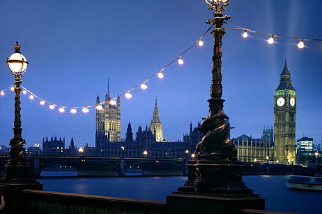 London, England, Nacht, London, England, Nacht, HD, am besten, s, HD-Hintergrundbild HD wallpaper