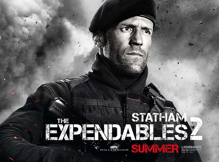 The Expendables 2 DVD case cover, Jason Statham, The Expendables 2, Lee Christmas, HD wallpaper