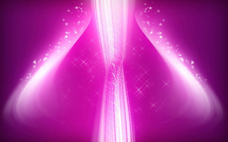 Pink Glow Abstract, розов светъл фон, Abstract,, pink, glow, HD тапет