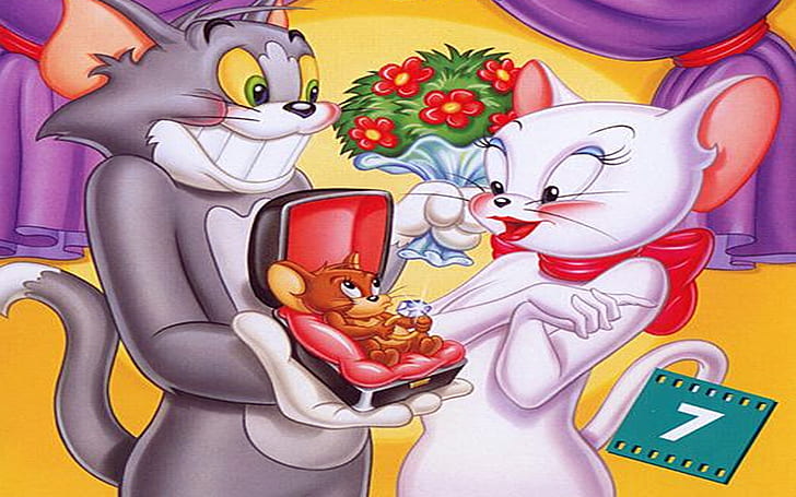 Tom And Jerry Cartoon Love Me Love My Mouse Desktop Hd Wallpaper 1920×1200, HD wallpaper