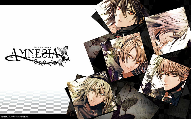 Anime, Amnesia, Ikki (Amnesia), Kent (Amnesia), Otome-Spiel, Shin (Amnesia), Toma (Amnesia), Ukyo (Amnesia), HD-Hintergrundbild