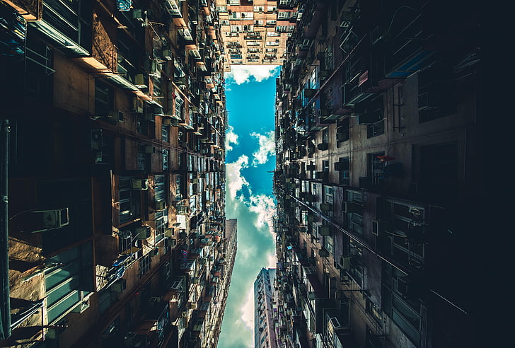 building, clear sky, symmetry, HD wallpaper