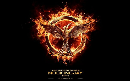 The Hunger Games, The Hunger Games: Mockingjay - Part 1, Fire, Mockingjay, วอลล์เปเปอร์ HD HD wallpaper