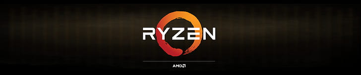 AMD, RYZEN, koło, proste tło, Tapety HD
