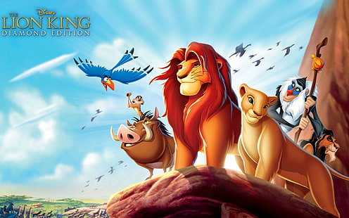 Lion King Walt Disney Cartoon Bakgrundsbilder 1920 × 1200, HD tapet HD wallpaper