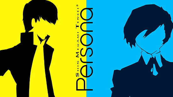 Cartaz de Persona, Persona 4, Persona 3, série Persona, videogames, HD papel de parede HD wallpaper