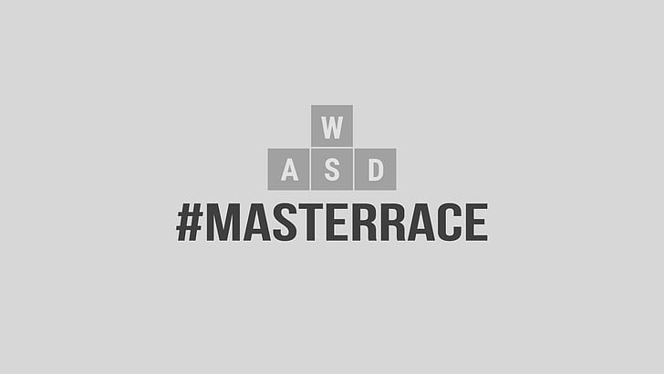 Master Race, computer, WASD, Sfondo HD