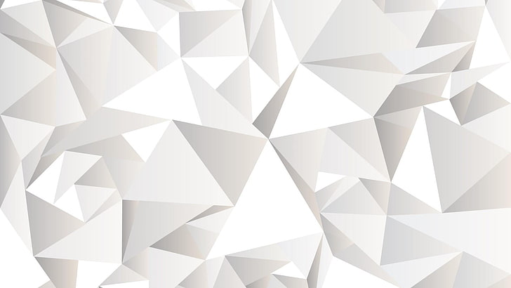 gray, white, triangle, pattern, graphics, design, line, angle, HD wallpaper