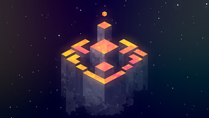 abstract, Fez, Isometric, HD wallpaper