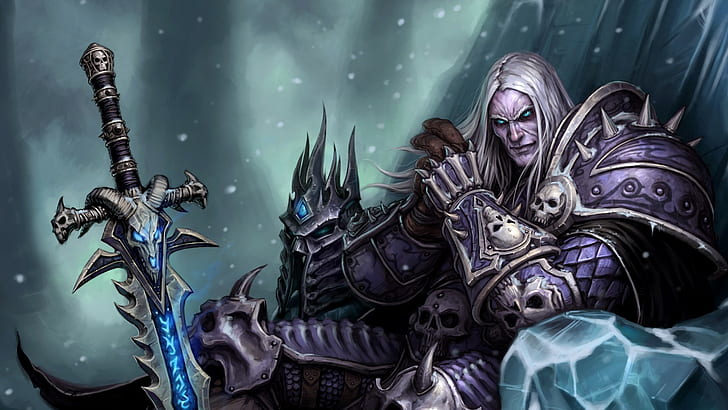 Lichkönig, World of Warcraft, World of Warcraft: Zorn des Lichkönigs, Arthas, HD-Hintergrundbild
