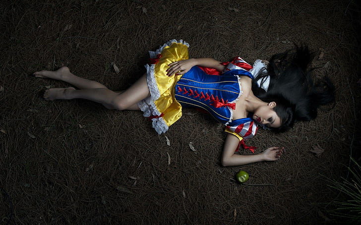 Snow White cosplay, snow white costume, girls, 1920x1200, snow white, cosplay, HD wallpaper