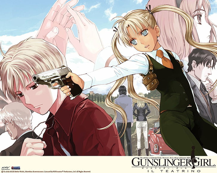 Anime, Gunslinger Girl Il Teatrino, Gunslinger Girl, HD wallpaper