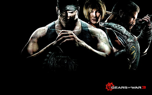 Gears of War, Gears of War 3, jogos de vídeo, HD papel de parede HD wallpaper
