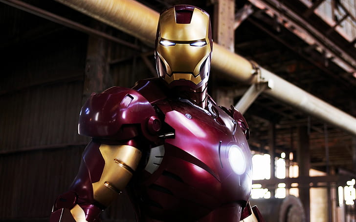 Iron Man Movie Still, чудо Ironman, филм, все още, желязо, HD тапет