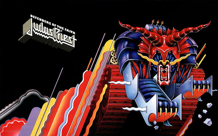 Група (музика), Judas Priest, обложка на албум, хард рок, хеви метъл, метъл, HD тапет