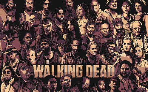 ملصق The Walking Dead Cool ، The Walking Dead، خلفية HD HD wallpaper