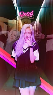 K-pop, BLACKPINK, Rosé (BLACKPINK), sångare, musik, HD tapet HD wallpaper