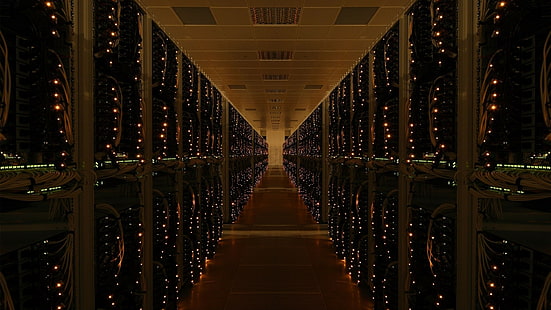 pusat data, komputer, server, Wallpaper HD HD wallpaper