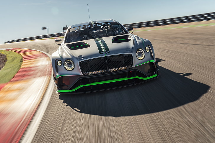 2018, Bentley Continental GT3, 4K, Tapety HD
