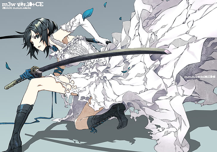 anime, anime girls, manga, Dogs: Bullets and Carnage, Wallpaper HD