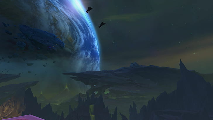 Argus and Azeroth in 7.3, World Of Warcraft: Legion, HD wallpaper