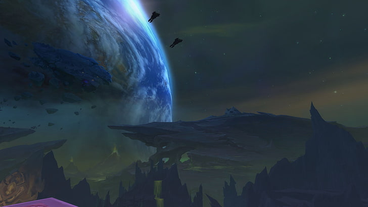 World of Warcraft: Legion, Argus e Azeroth in 7.3, videogiochi, Sfondo HD