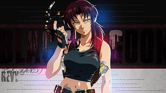 Anime, Schwarze Lagune, Revy (Schwarze Lagune), HD-Hintergrundbild HD wallpaper