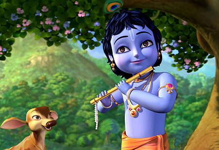 Programa de televisión, Little Krishna, Krishna, Fondo de pantalla HD HD wallpaper
