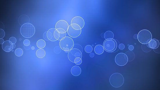 abstract illustration, bubbles, minimalism, HD wallpaper HD wallpaper