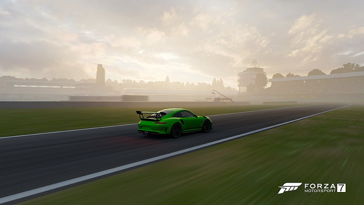 Forza, Porsche, vue d'angle arrière, voiture, Forza Motorsport, Forza Motorsport 7, Fond d'écran HD