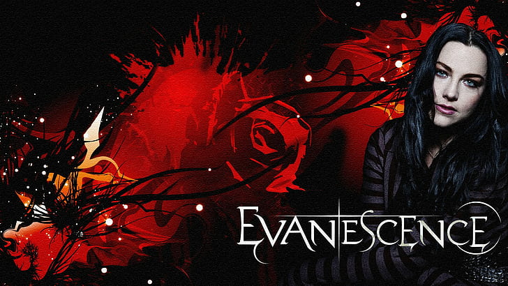 Evanescence, musiker, fan art, kvinnor, sångare, HD tapet