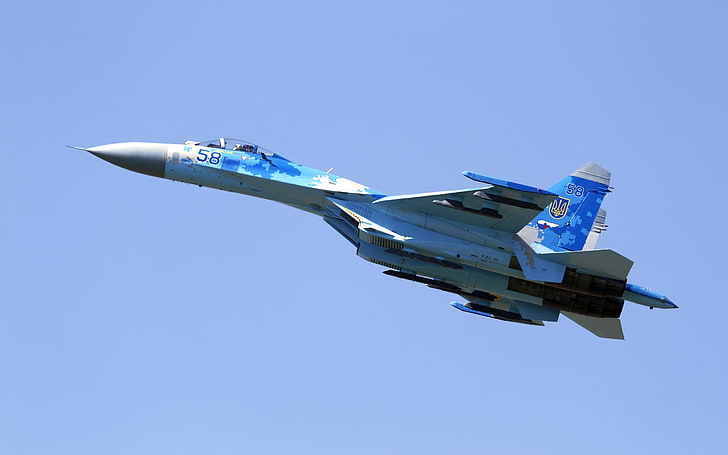 Sukhoi Su-27, Flight, Russian Air Force, HD wallpaper