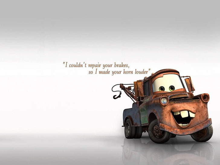 Misc, Quote, Car, Disney, Mater (Cars), Movie, HD wallpaper