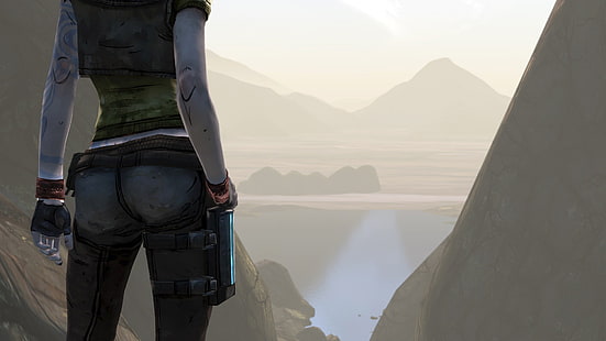 Иллюстрация женщина-солдат, Borderlands, Lilith, видеоигры, HD обои HD wallpaper