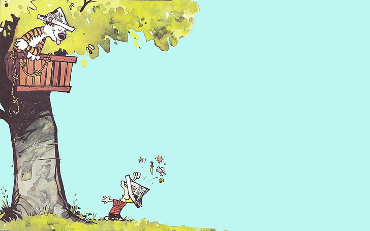 Calvin und Hobbes, HD-Hintergrundbild