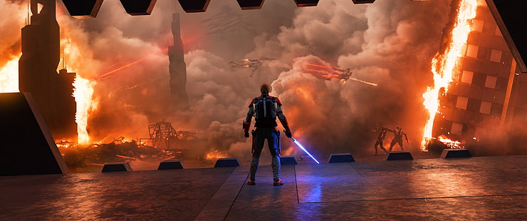 Star Wars, Obi-Wan Kenobi, Clone Wars, Siege of Mandalore, HD wallpaper HD wallpaper