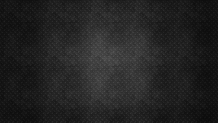 สิ่งทอสีดำเหล็กสีเทาโลหะเรียบง่ายพื้นผิว, วอลล์เปเปอร์ HD