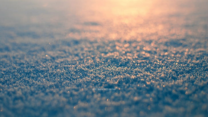graue Sandmakrophotographie, Schnee, HD-Hintergrundbild